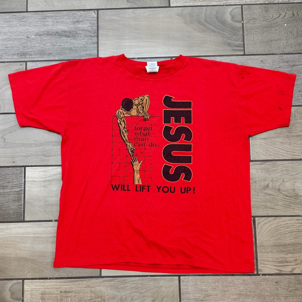 Vintage “Jesus Will Lift You Up” Tee